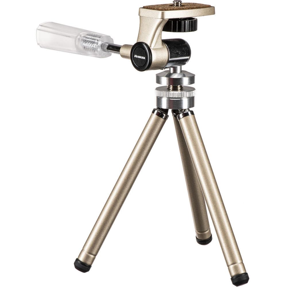 Hakuba 3-Section Tabletop Tripod for Digital with 3-Way Head