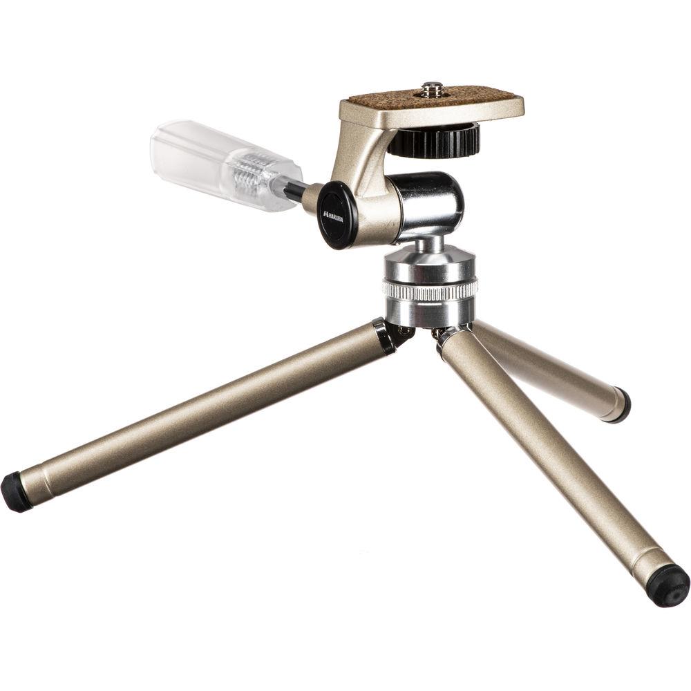 Hakuba 3-Section Tabletop Tripod for Digital with 3-Way Head