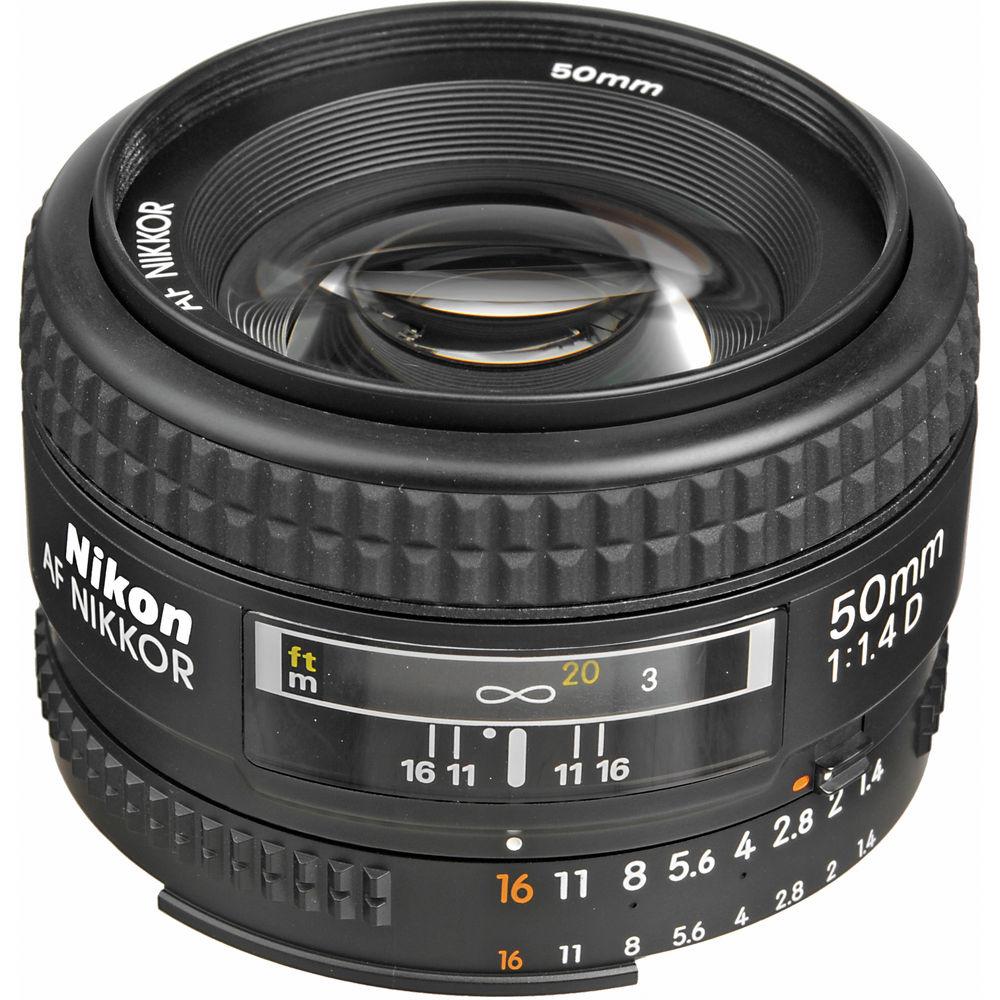 Nikon AF NIKKOR 50mm f 1.4D Lens