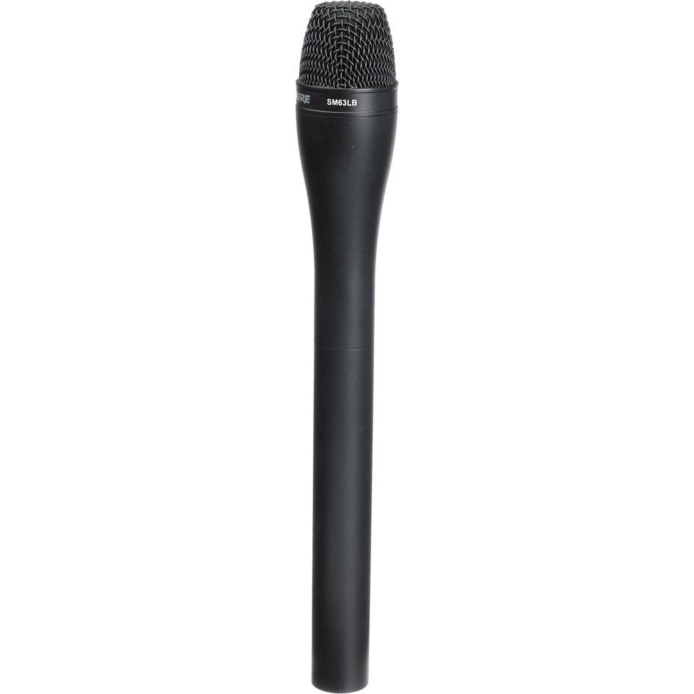 Shure SM63LB Omnidirectional Dynamic Microphone with Extended Handle