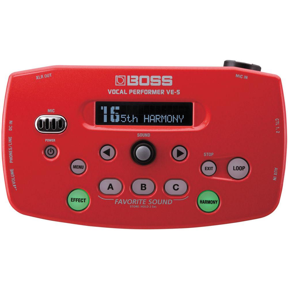 BOSS VE-5 Vocal Performer - Compact Vocal Processor