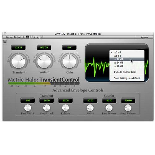 Metric Halo Transient Control - Dynamics DSP for Mobile I O