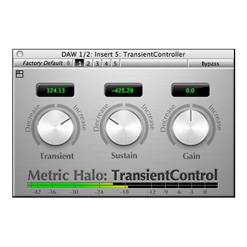 Metric Halo Transient Control - Dynamics DSP for Mobile I O