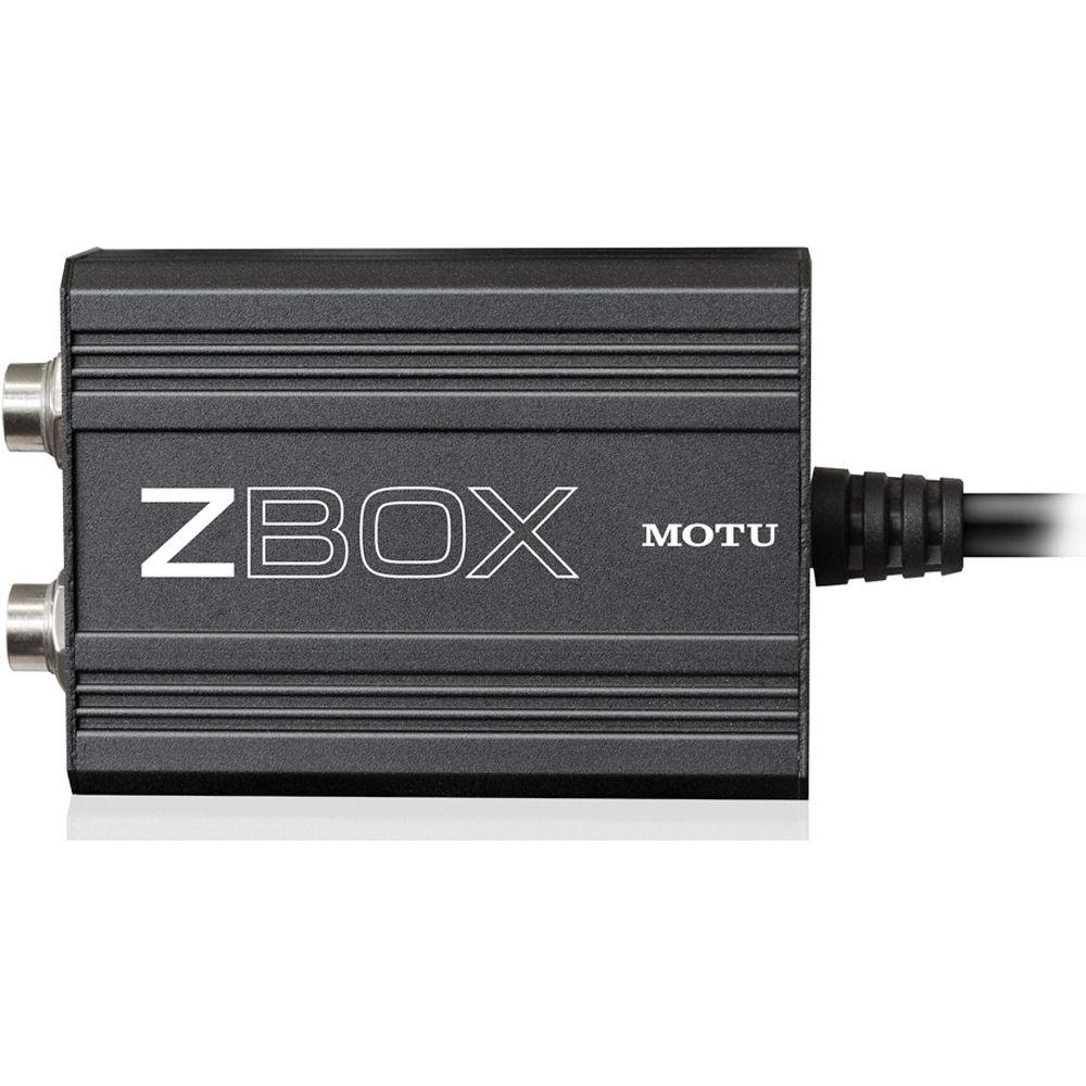 MOTU ZBox - Guitar Pickup Impedance Adapter