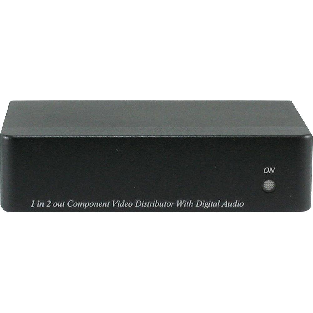 A-Neuvideo ANI-1X2COMPDA 1x2 Video Splitter Amplifier with Digital Coaxial Audio