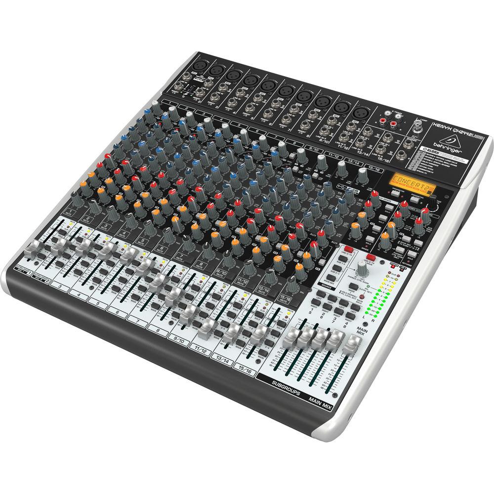 Behringer XENYX QX2442USB 24-Channel USB Mixer with Multi-FX Processor