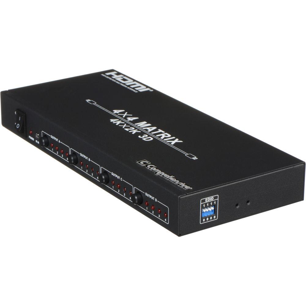 Comprehensive HDMI 4x4 Matrix Switcher with RS232