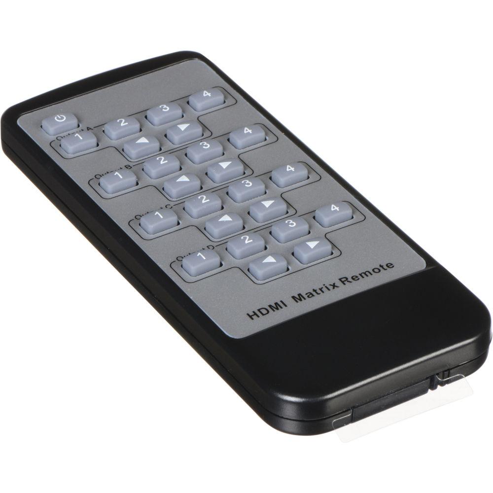 Comprehensive HDMI 4x4 Matrix Switcher with RS232