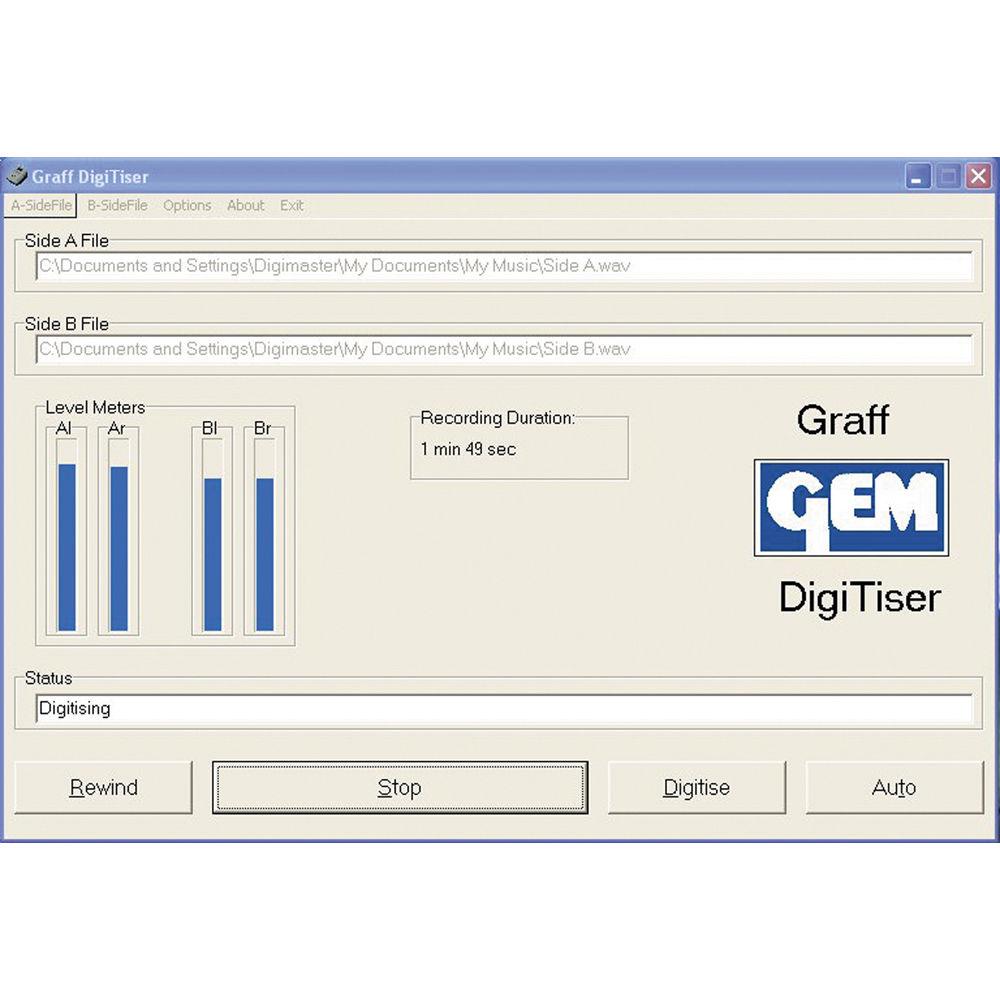 Graff Of Newark LC60556 Stereo USB Cassette Digitizer with External Sound Card