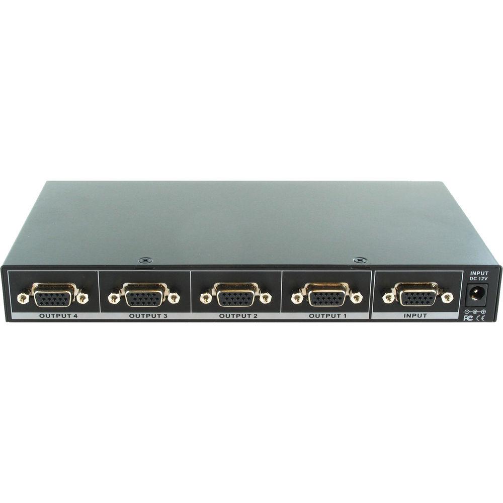 Shinybow 1x4 VGA Splitter Amplifier