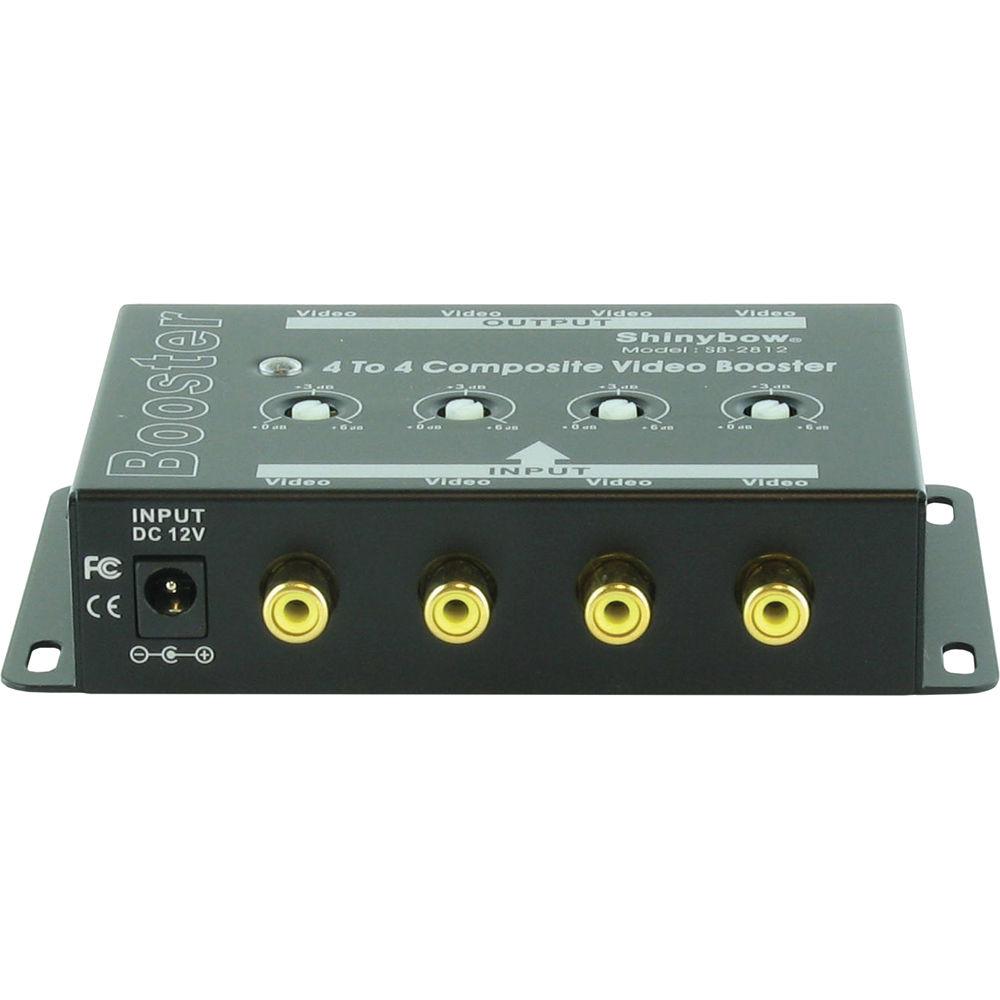 Shinybow SB-2812 4 x 4 Composite Video Booster