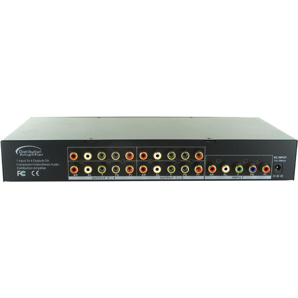 Shinybow SB-3730 1 x 4 Component-Audio Distribution Amplifier