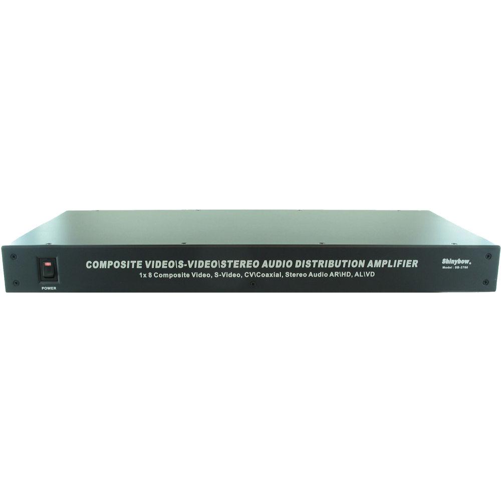 Shinybow SB-3737SV 1 x 8 S-Video Digital Video Audio Distribution Amplifier