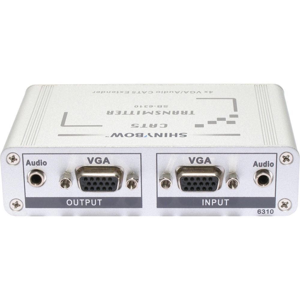Shinybow SB-6310T CAT5 VGA RGBHV HDTV Stereo Audio Transmitter