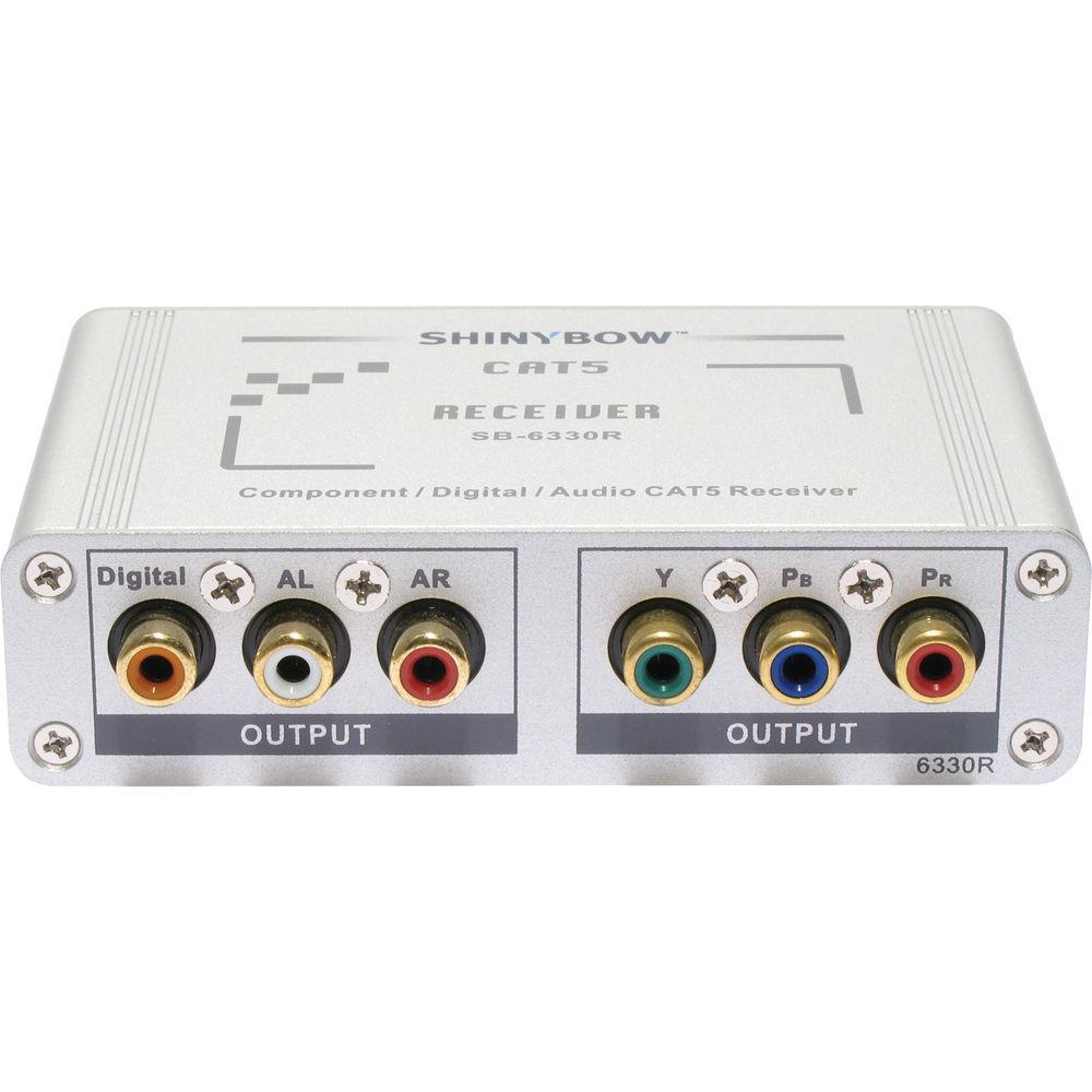 Shinybow SB-6330R CAT5 Component Video HDTV Digital & Stereo Audio Receiver