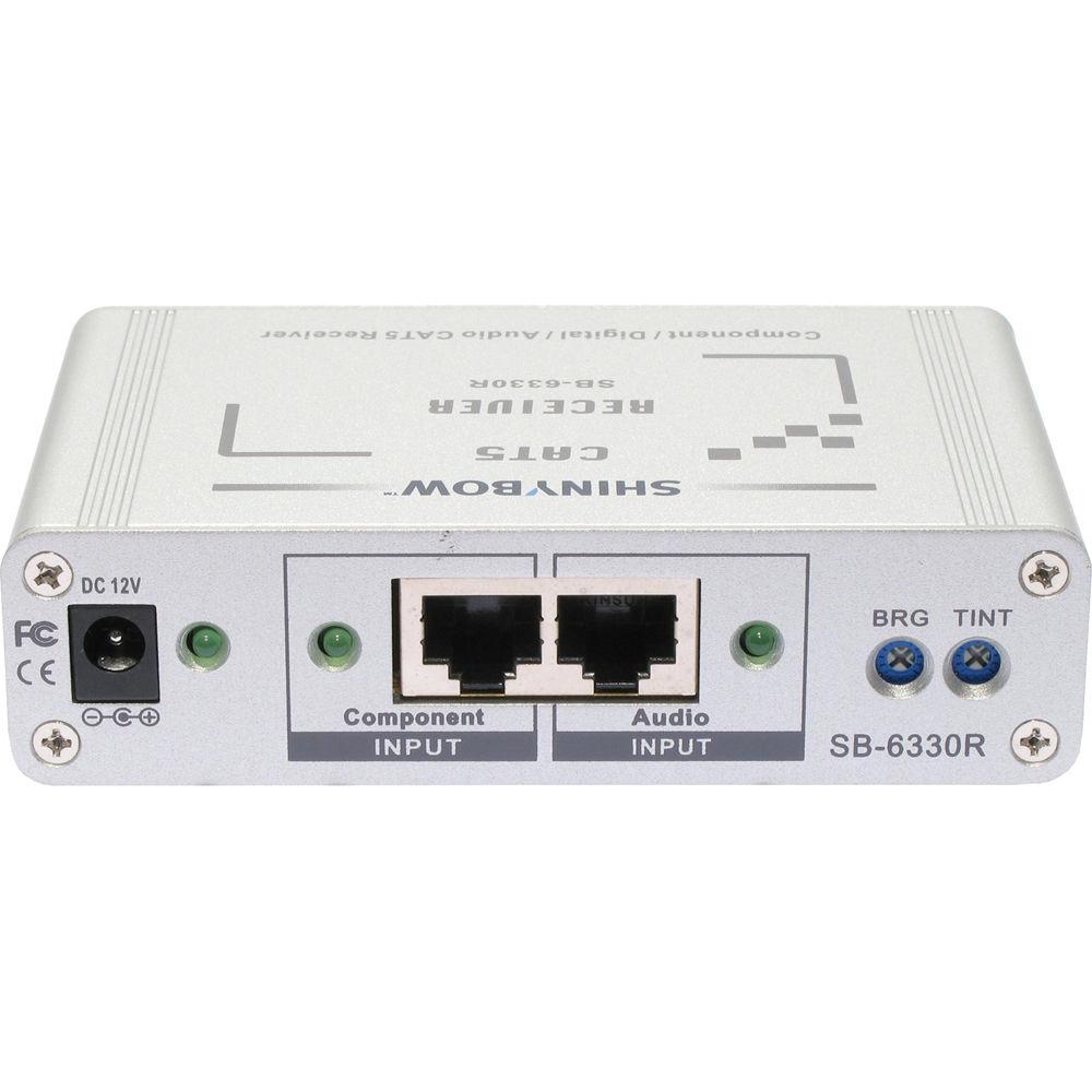 Shinybow SB-6330R CAT5 Component Video HDTV Digital & Stereo Audio Receiver