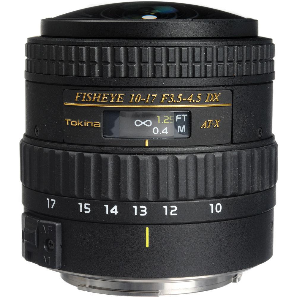 Tokina AT-X 107 AF NH Fisheye 10-17mm f 3.5-4.5 Lens for Canon