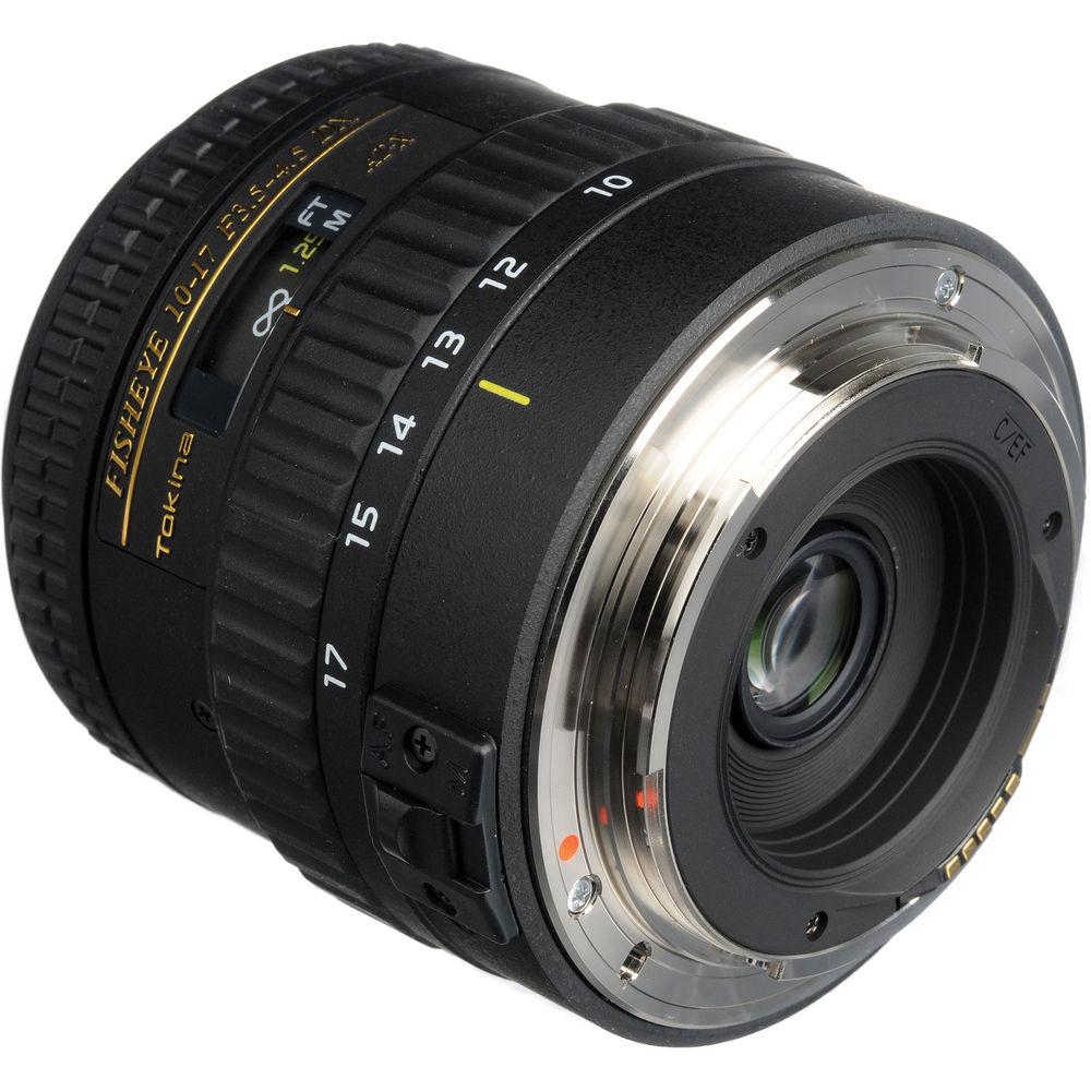 Tokina AT-X 107 AF NH Fisheye 10-17mm f 3.5-4.5 Lens for Canon