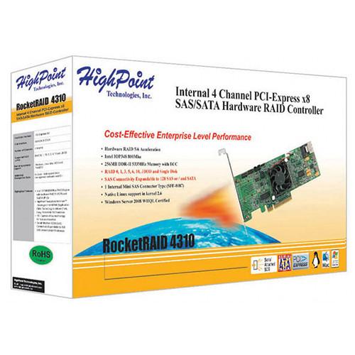 HighPoint RocketRAID 4310 SAS 3 GB s RAID Host Bus Adapter
