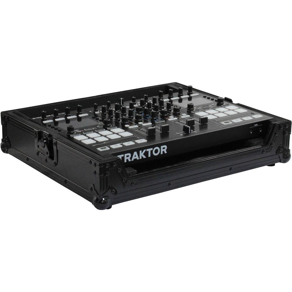 Odyssey Innovative Designs FRTS4BL Traktor Kontrol S4 DJ MIDI Controller Flight Ready Series Black Label Case