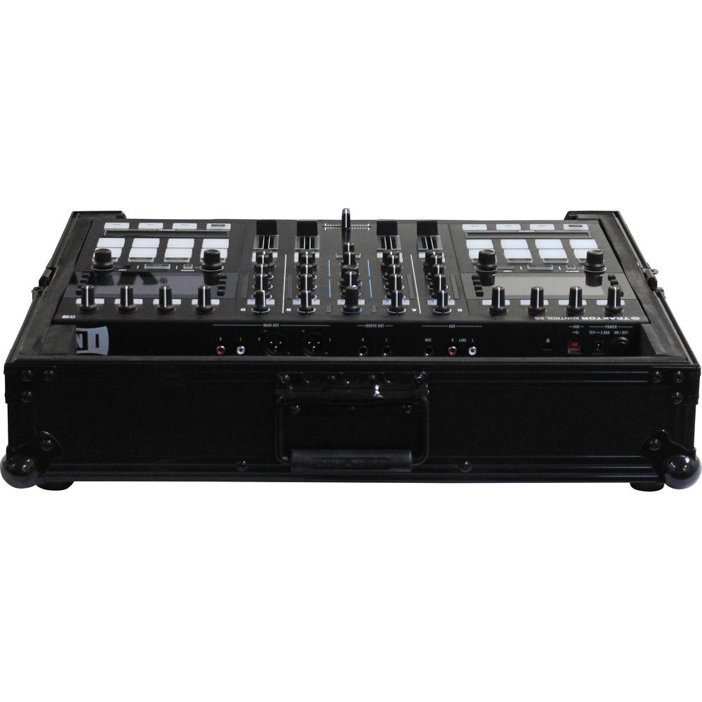 Odyssey Innovative Designs FRTS4BL Traktor Kontrol S4 DJ MIDI Controller Flight Ready Series Black Label Case