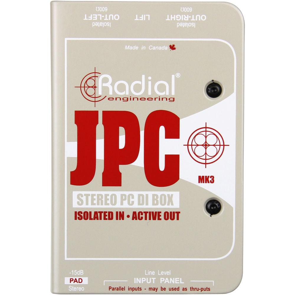 Radial Engineering JPC - Stereo PC-AV Active Direct Box