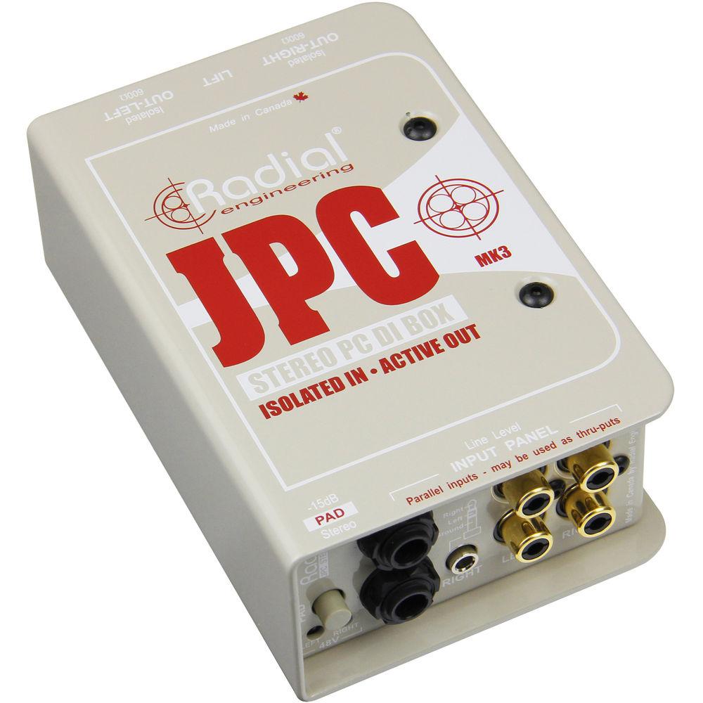 Radial Engineering JPC - Stereo PC-AV Active Direct Box