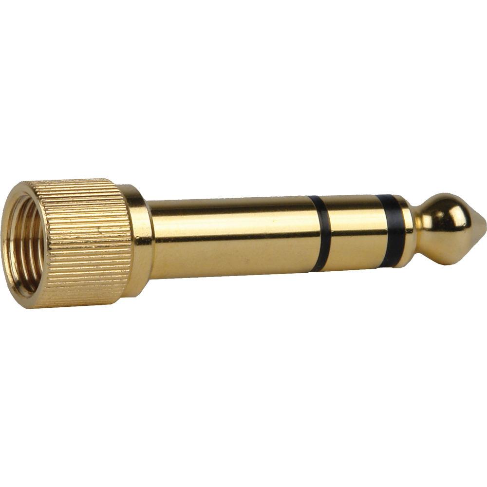 Remote Audio 1 8" Female to 1 4" Male TRS Screw-on Adapter