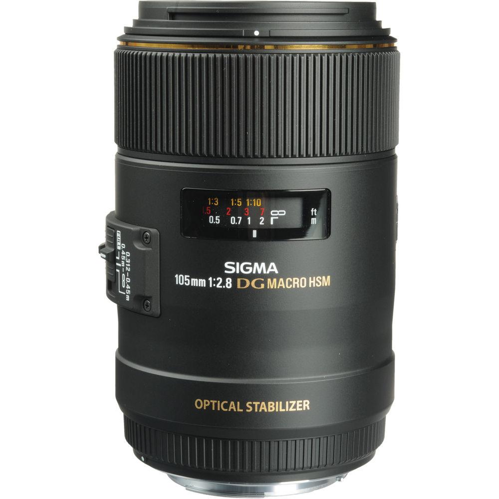 Sigma 105mm f 2.8 EX DG OS HSM Macro Lens for Canon EOS Cameras