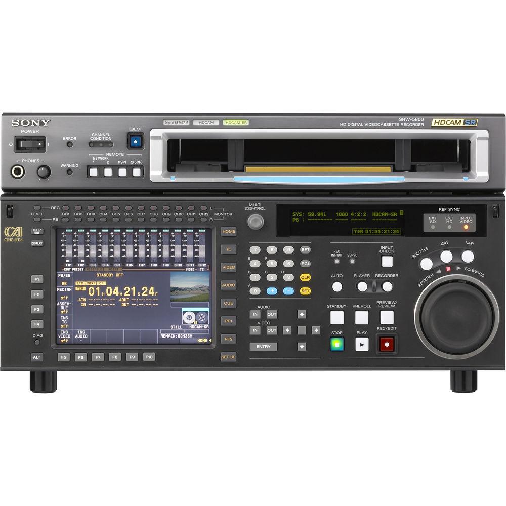 Sony SRW-5800 2 HDCAM-SR Studio Recorder