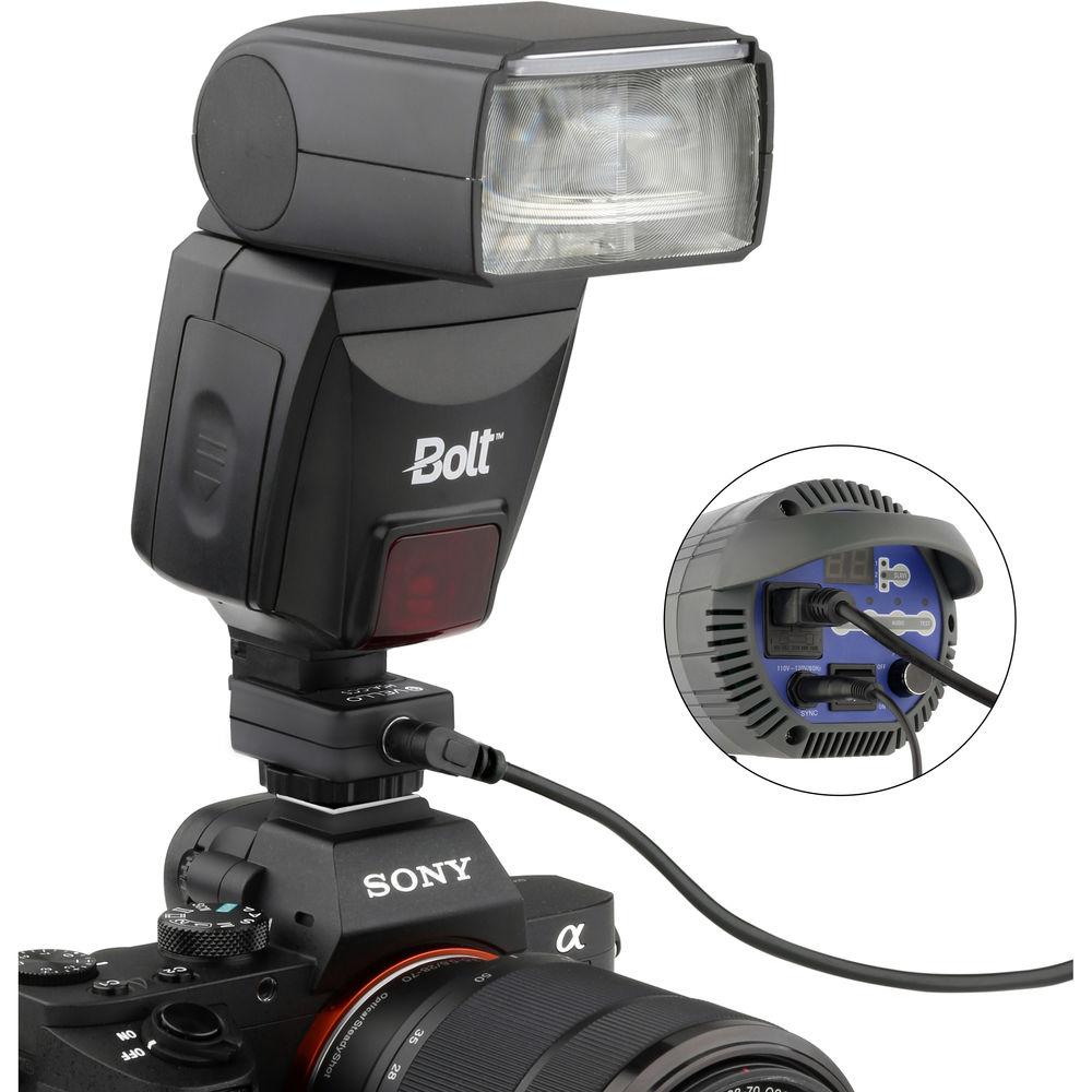 Vello Hot Shoe Adapter - Converts Standard Hot Shoe to Sony Hot Shoe PC Socket