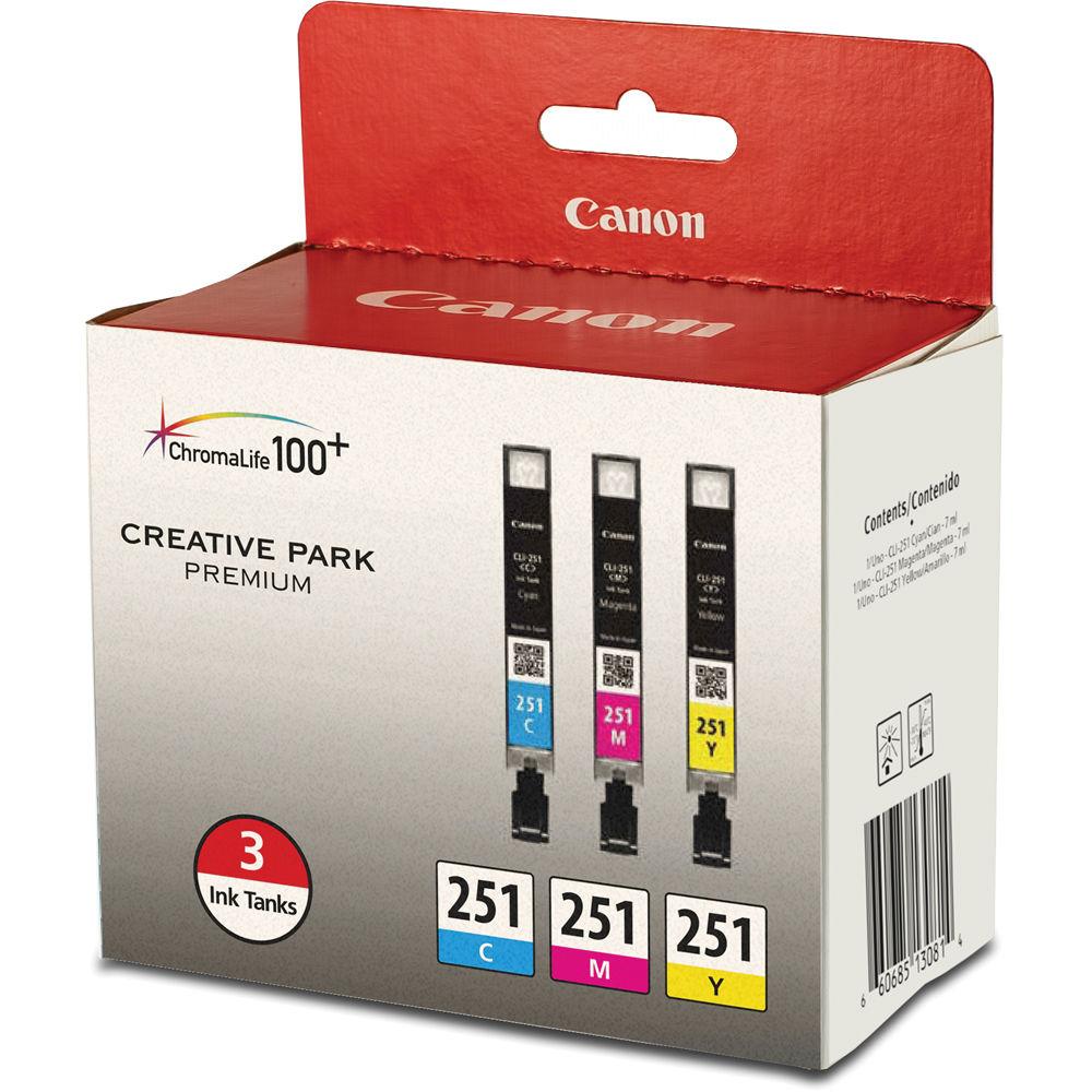 Canon CLI-251 3-Cartridge Ink Set