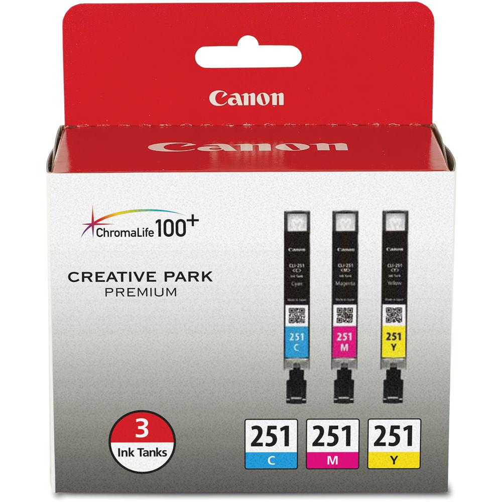 Canon CLI-251 3-Cartridge Ink Set