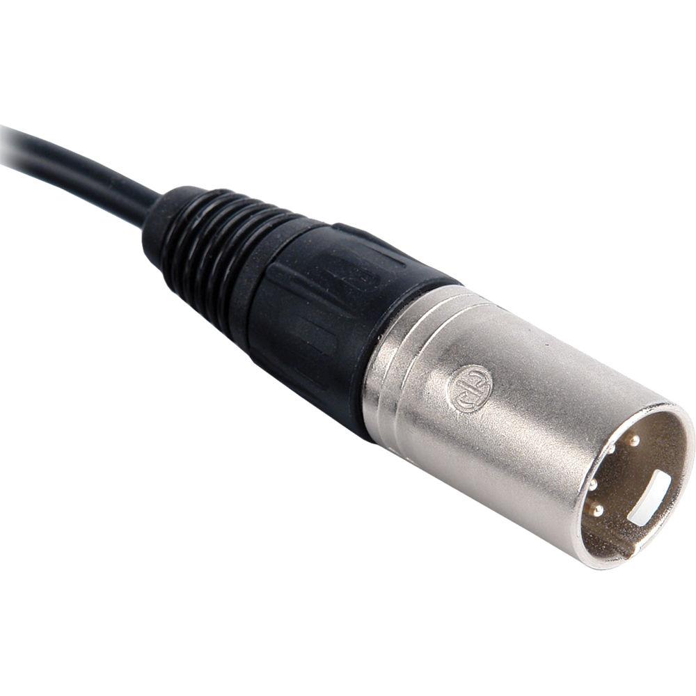 Remote Audio CAPWRX4M761 XLR4M to 761K DC Power Cable for Zaxcom Wireless