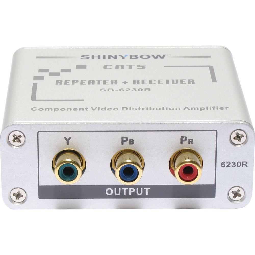 Shinybow SB-6230R CAT5 Component Video RGB YPbPr HDTV Repeater & Receiver