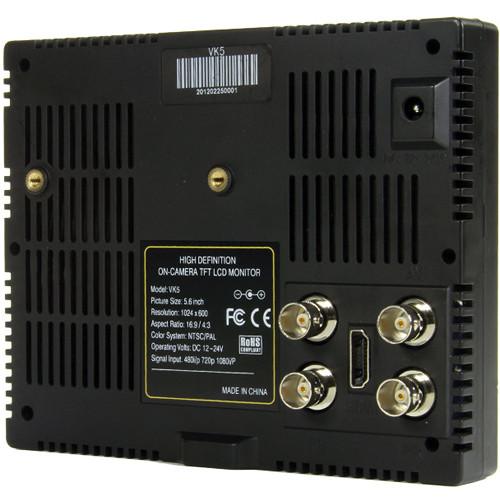 ikan VK5 Field Monitor Deluxe Kit with Canon 900 Series Battery Plate