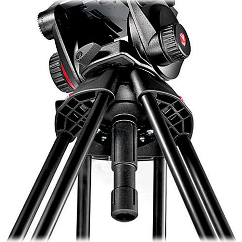 Manfrotto 504HD Fluid Head & MVT535AQ Aluminum Video Tripod Kit