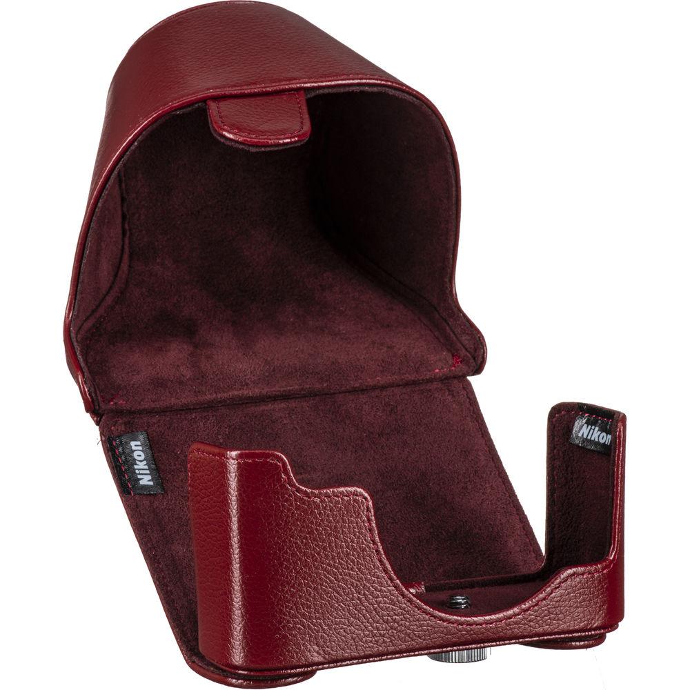 Nikon Leather Body Case Set for Nikon 1 J1 Camera with 10-30mm Lens