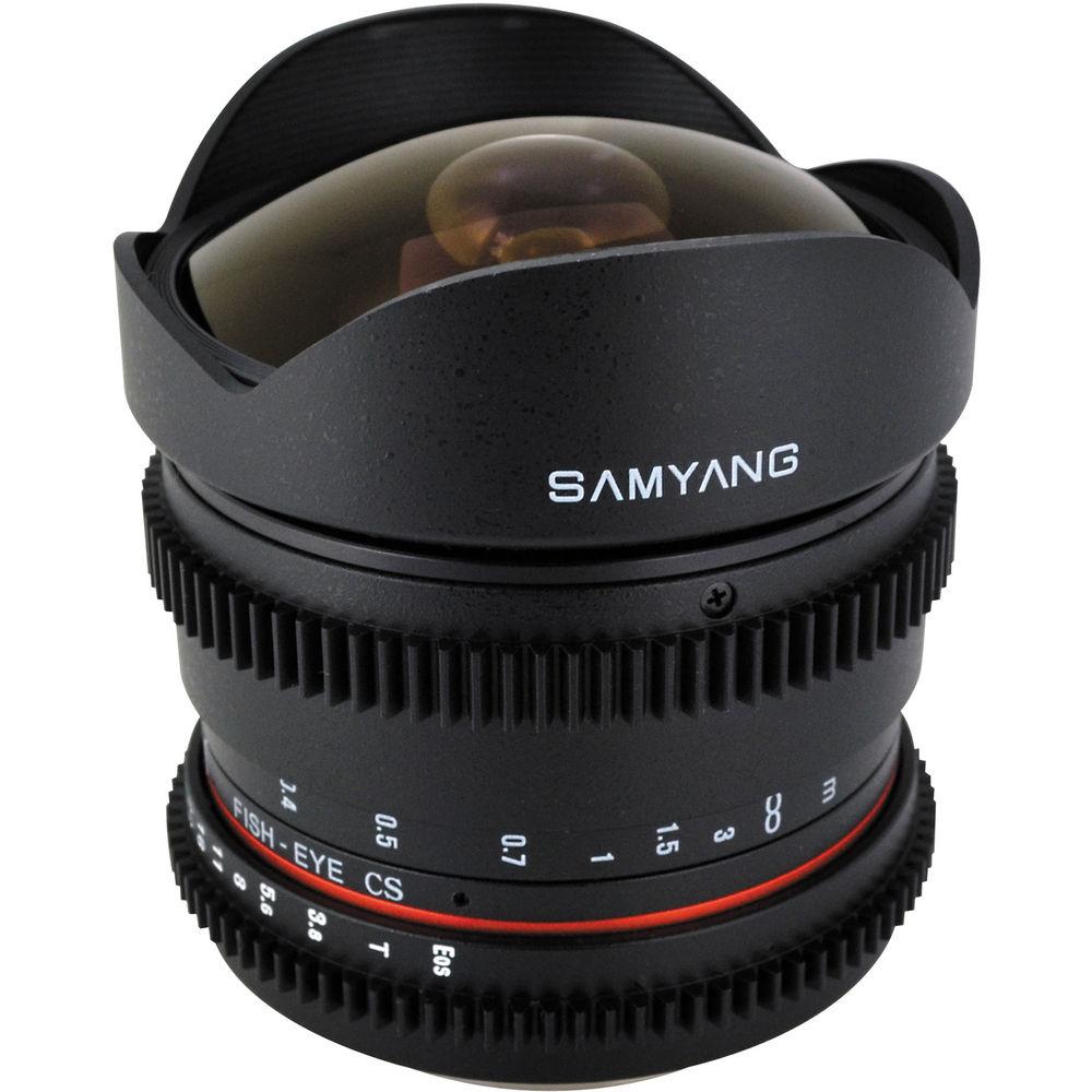 Samyang 8mm T 3.8 Fisheye Cine Lens for Canon