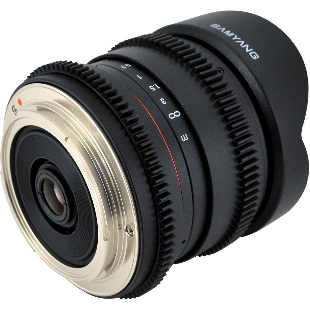 Samyang 8mm T 3.8 Fisheye Cine Lens for Canon