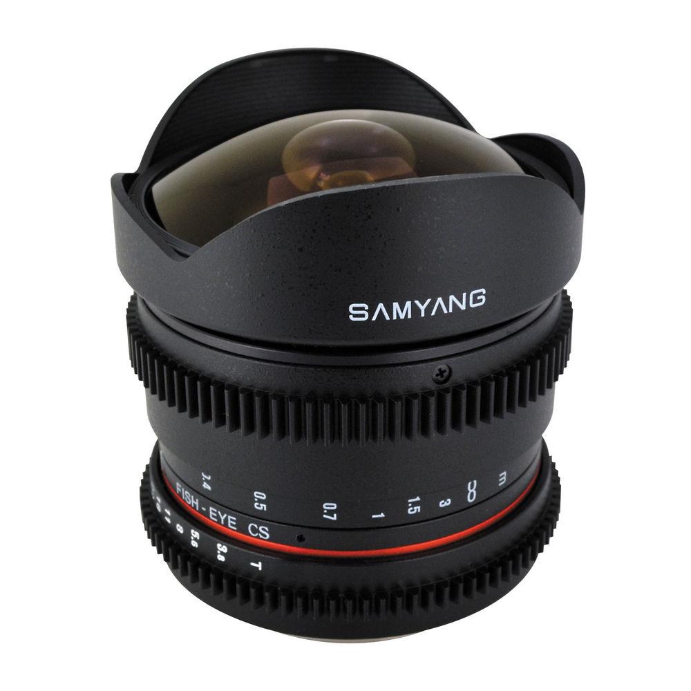 Samyang 8mm T 3.8 Fisheye Cine Lens for Nikon