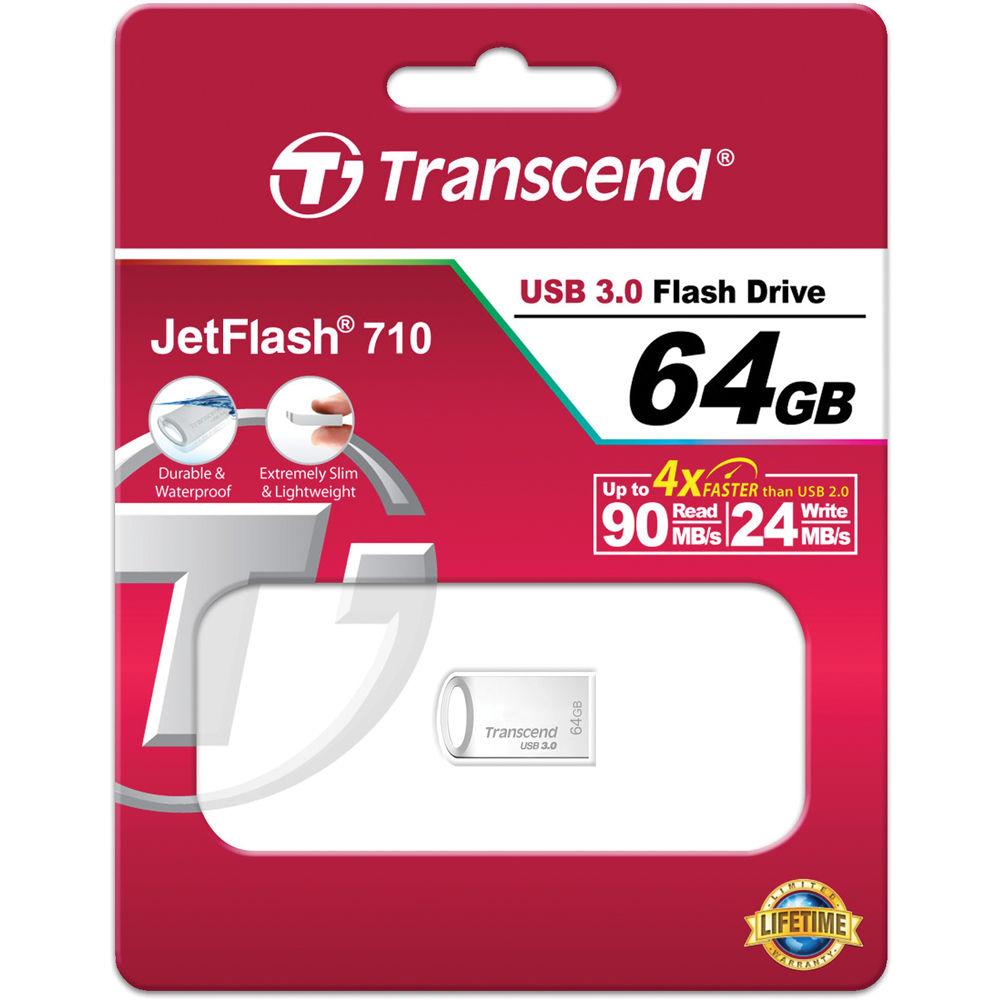 Transcend 64GB JetFlash 710 USB 3.0 Flash Drive