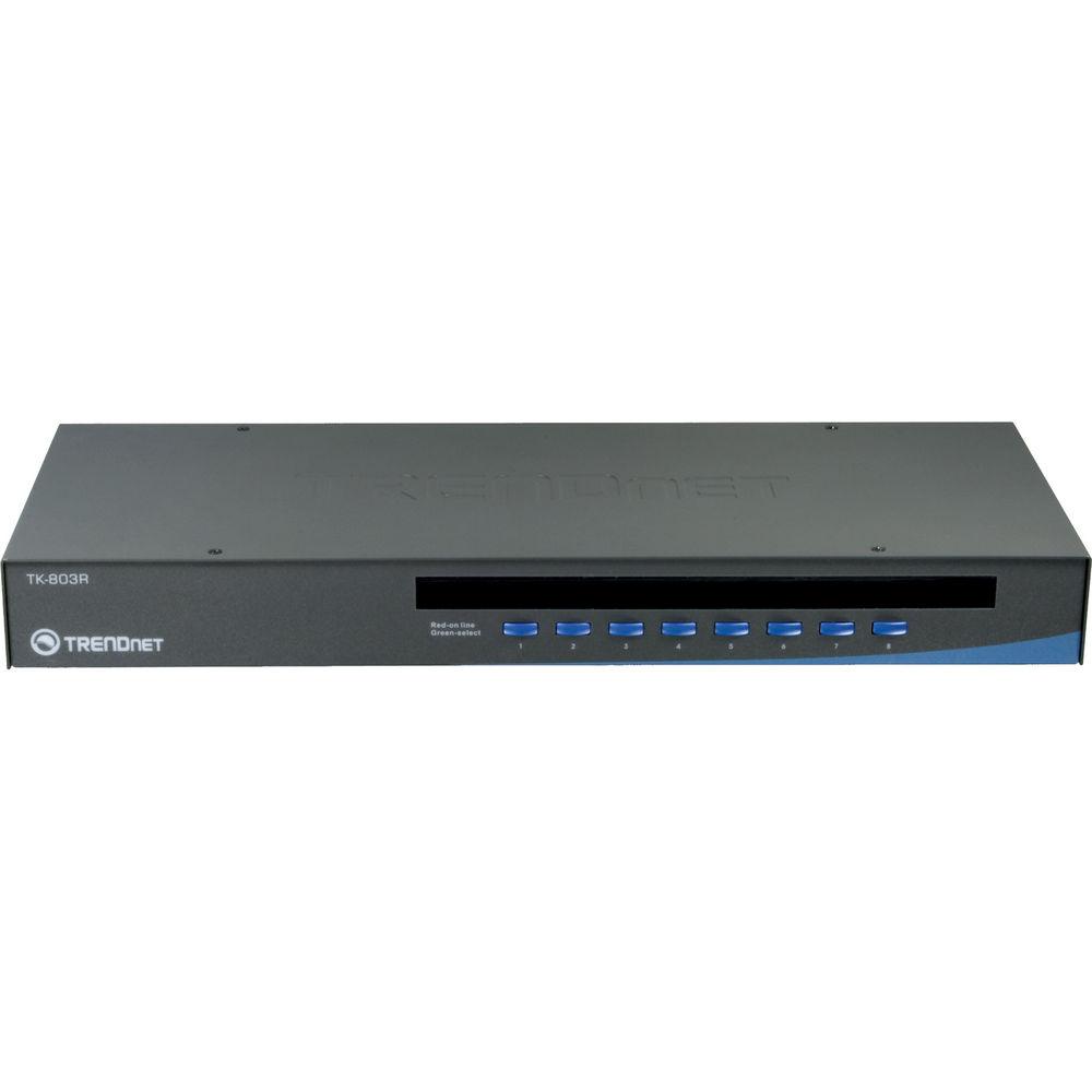 TRENDnet 8-Port USB PS 2 Rack Mount KVM Switch