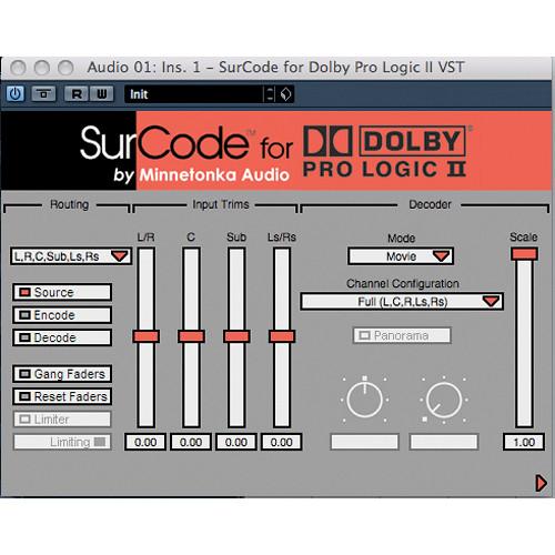 Holophone SurCode Dolby Pro Logic II v2.4 - Encoding Software