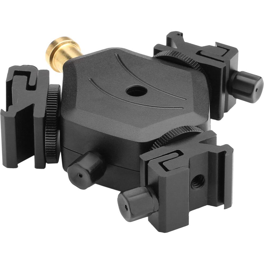 Impact FA-330L Adjustable Locking Triple Flash Adapter with Umbrella Socket