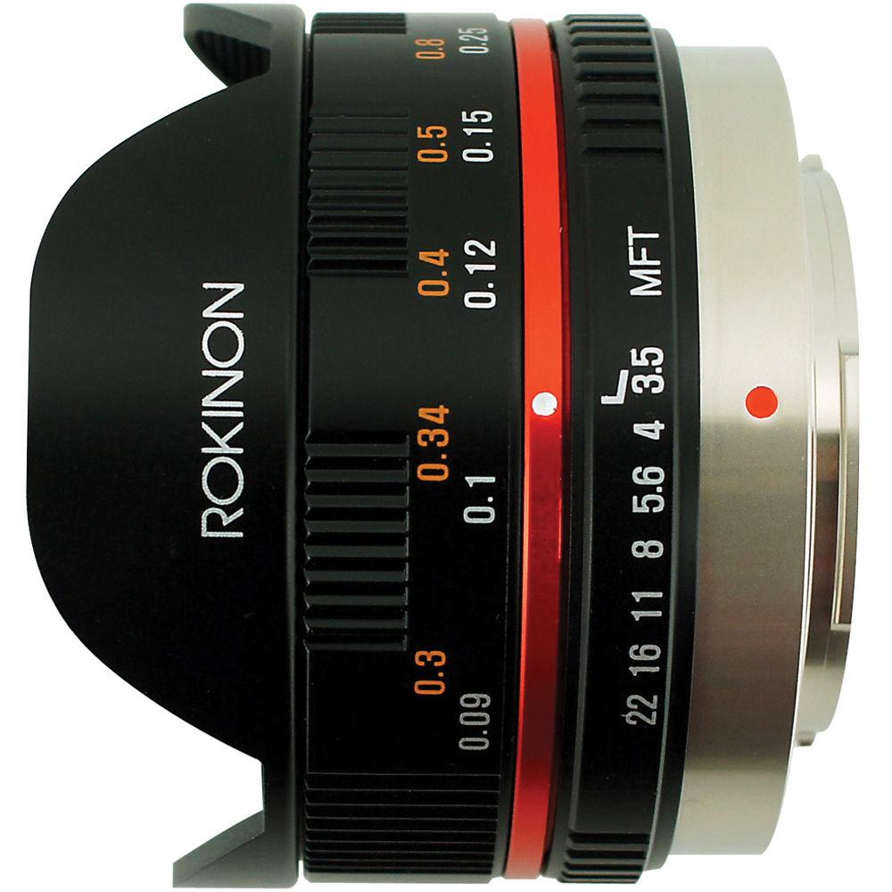 Rokinon 7.5mm f 3.5 Ultra Wide-Angle Fisheye Lens for Micro 4 3