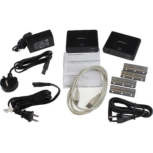 StarTech 1-Port USB 2.0 Extender over Cat5 6