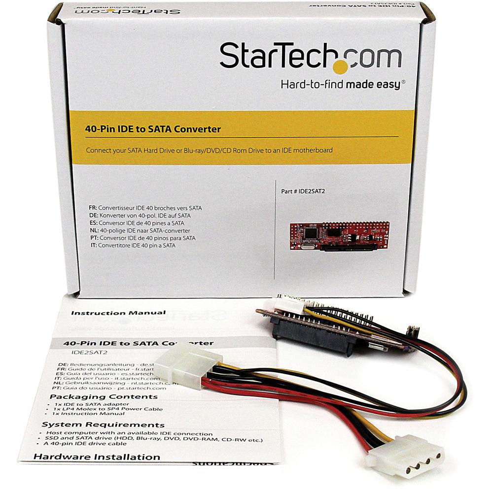 StarTech 40-Pin PATA to 2.5" SATA HDD SSD ODD Converter