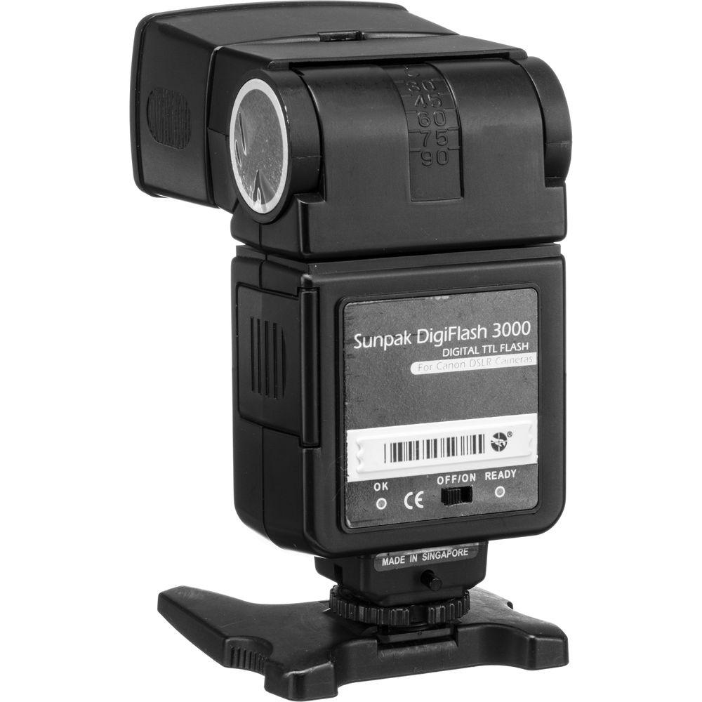Sunpak DF3000C Digital Flash for Canon Cameras