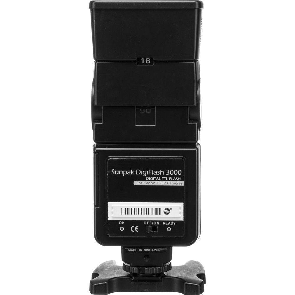 Sunpak DF3000C Digital Flash for Canon Cameras